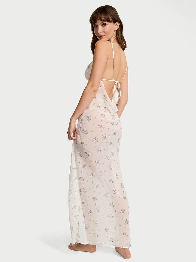 Wildflower Chiffon Long Slip dress