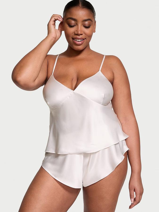 Silky Satin Cami & Shorts Set